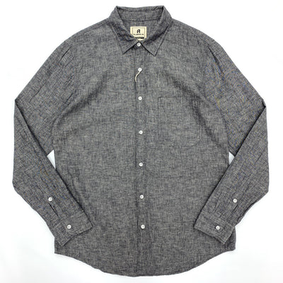 Camisa Retro de Lino y Algodón para Hombre - Estilo Japonés Transpirable