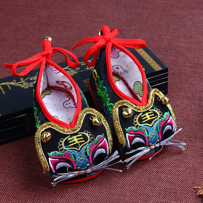 Zapatos Bordados Cabeza de Tigre - Traje Tang Tradicional para Bebé - Image 12