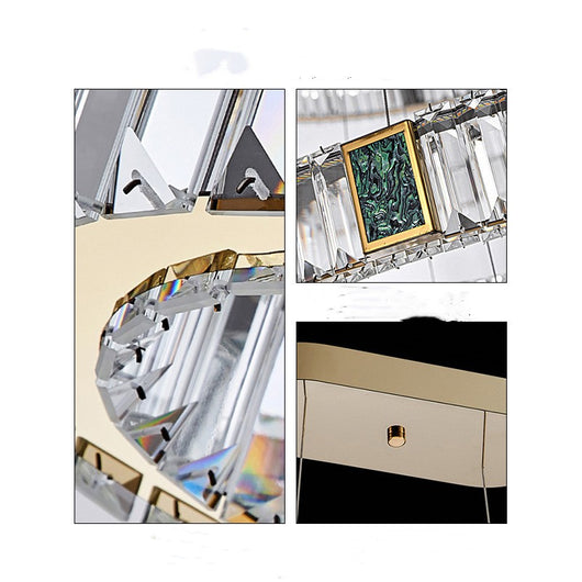 Lámpara de Araña de Cristal Lujo para Sala, Comedor, Dormitorio y Estudio - Image 6