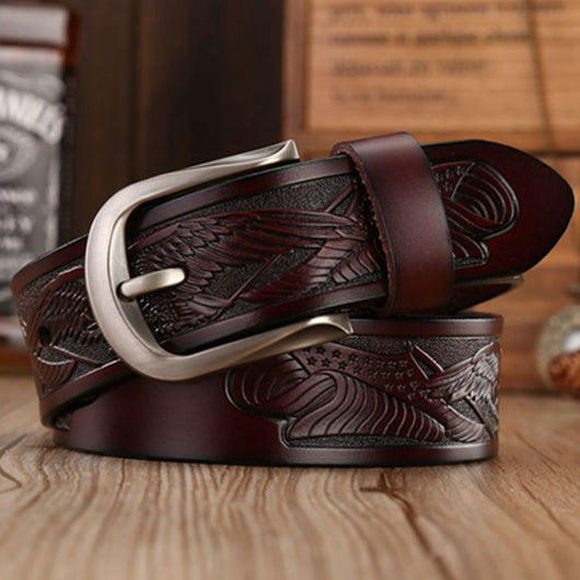 Cinturón para Hombre con Hebilla Águila - Image 2