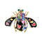 Dripping Love Bee Brooch Negro