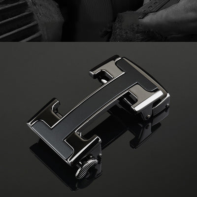 Cinturón de Cuero para Hombre con Hebilla Automática - Image 5