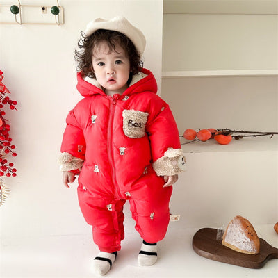 Abrigo Acolchado de Terciopelo para Bebé - Colección Invierno - Image 6