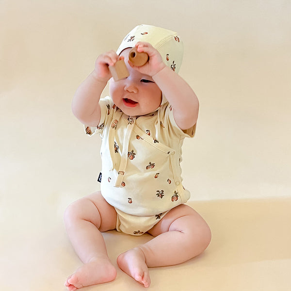 Body Enterizo de Algodón para Bebé - Romper Ligero Estilo Monje