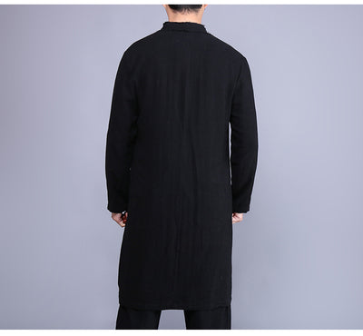 Camisa Ligera de Lino para Hombre con Protección del Viento - Image 12