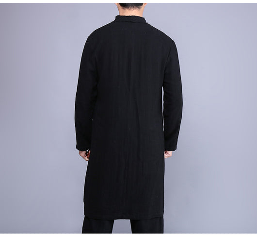 Camisa Ligera de Lino para Hombre con Protección del Viento - Image 12