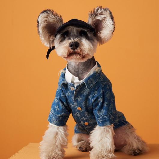 Vestido Infantil Cachorrito Flores con Lunares - Image 51