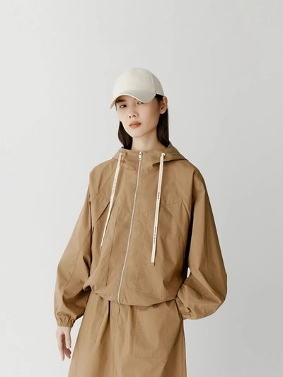 Chaqueta con Capucha de Algodón Popelina - Image 10