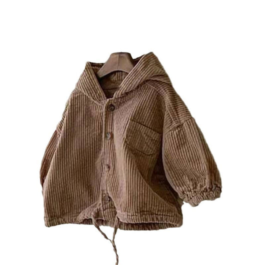 Chaqueta Casual de Pana con Capucha - Image 5