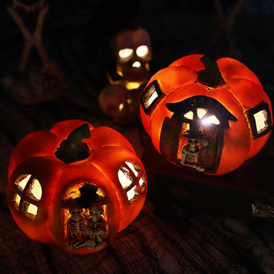 Luz LED Decorativa Calavera y Fantasma - Adorno Halloween para Mesa - Image 2