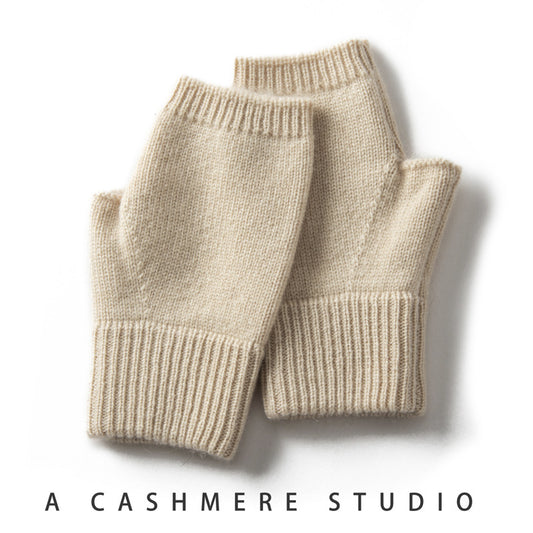 Guantes Mitones de Cachemira Pura para Mujer - Colores Variados Otoño Invierno