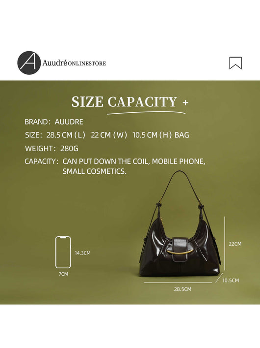 Bolso Retro de Gran Capacidad para el Hombro - Image 8