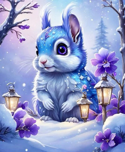 Kit de Pintura con Diamantes: Paisajes de Animales - Image 14