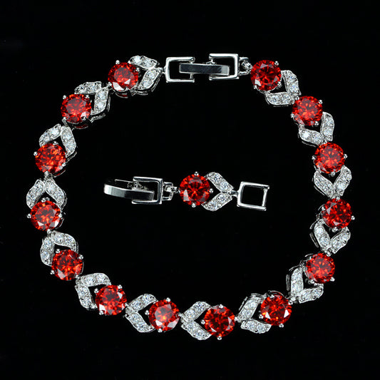 Pulsera de Circonia Cúbica AAA con Diamantes - Brillo Cristal Blanco Eterno