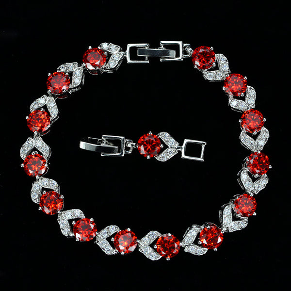 Pulsera de Circonia Cúbica AAA con Diamantes - Brillo Cristal Blanco Eterno