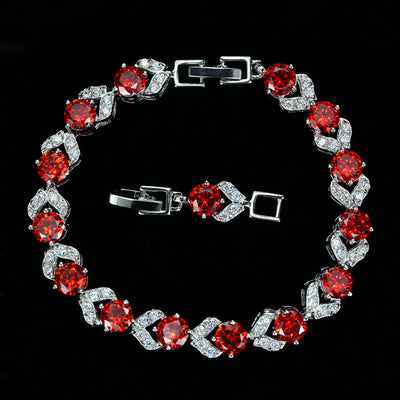 Pulsera de Circonia Cúbica AAA con Diamantes - Brillo Cristal Blanco Eterno