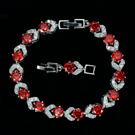 Pulsera de Circonia Cúbica AAA con Diamantes - Brillo Cristal Blanco Eterno