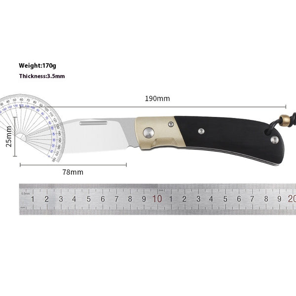 Cuchillo de Camping Multifuncional de Alta Dureza - Portátil y Resistente - Image 6