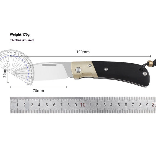 Cuchillo de Camping Multifuncional de Alta Dureza - Portátil y Resistente - Image 6