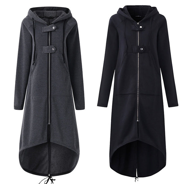 Abrigo Sudadera con Capucha de Polar
