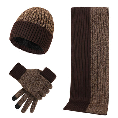Conjunto Invernal de Gorro, Bufanda y Guantes Acolchados para Hombre - Image 12
