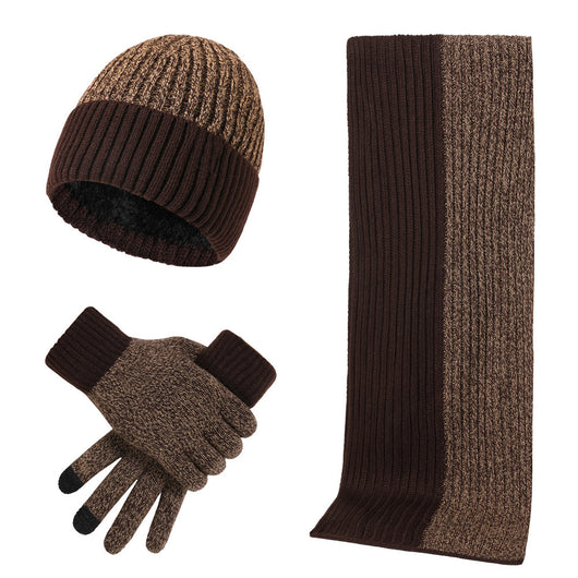 Conjunto Invernal de Gorro, Bufanda y Guantes Acolchados para Hombre - Image 12