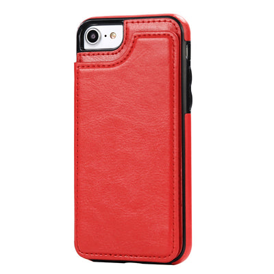 Funda Adhesiva de Cuero con Patrón Crazy Horse para Teléfono Móvil - Image 9