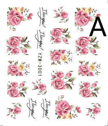 Stickers de Uñas Mariposa Negra - Diseño Elegante - Image 46