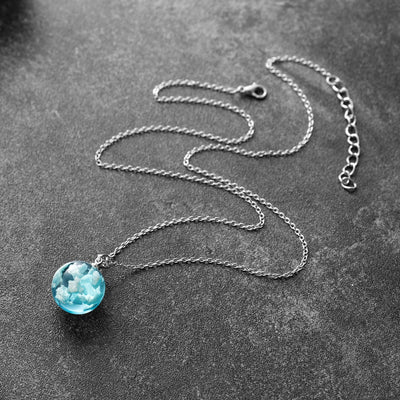 Collar Clavícula Baiyun con Gema de Tiempo en Resina - Image 5