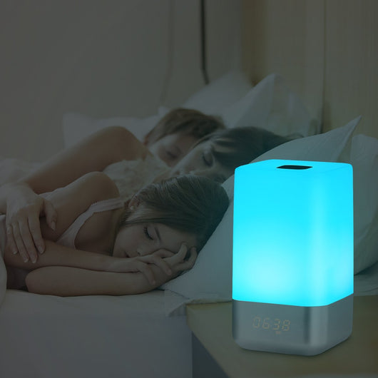 Lámpara Despertador Inteligente LED con Luz Amanecer y Colores Personalizables - Image 6