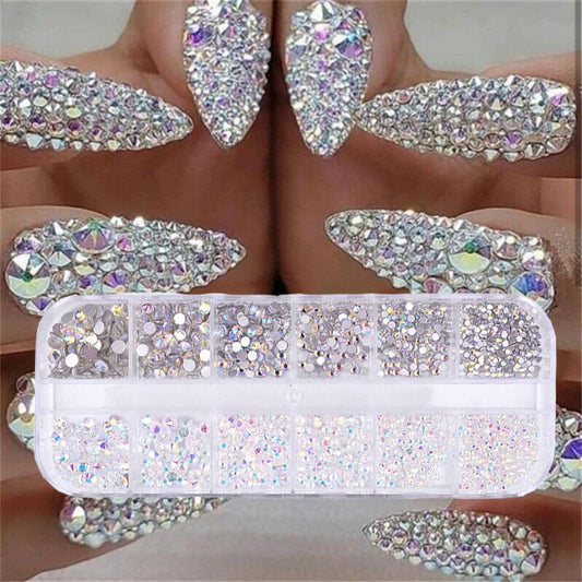 Decoración de Uñas Sinfonía AB con Cristales Brillantes - Image 2