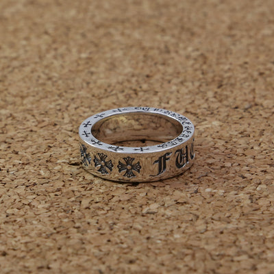 Anillo Coreano con Letra Cruzada - Image 3