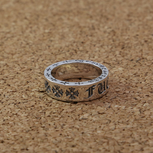 Anillo Coreano con Letra Cruzada - Image 3