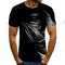 Playera de Manga Corta para Hombre con Estampado 3D de Caricaturas