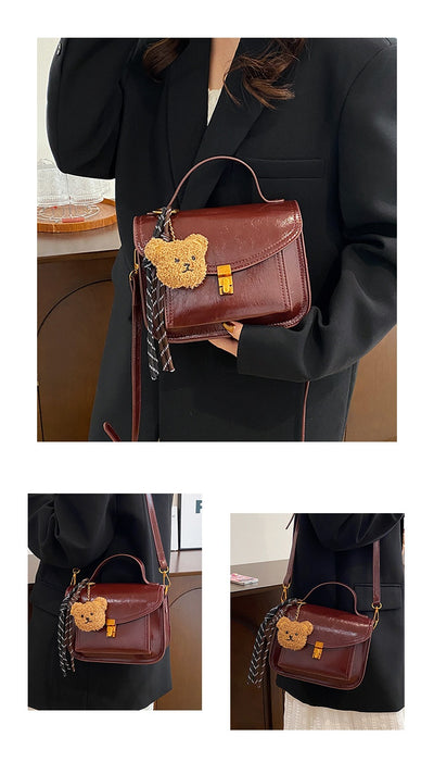 Bolso Cuadrado Retro Portátil - Diseño Versátil para Todo Ocasión - Image 13
