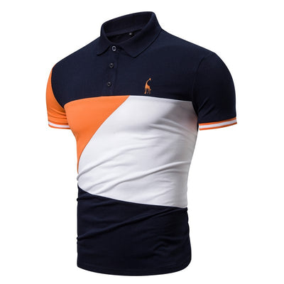 Polo Manga Corta para Hombre con Bordado de Ciervo - Image 7