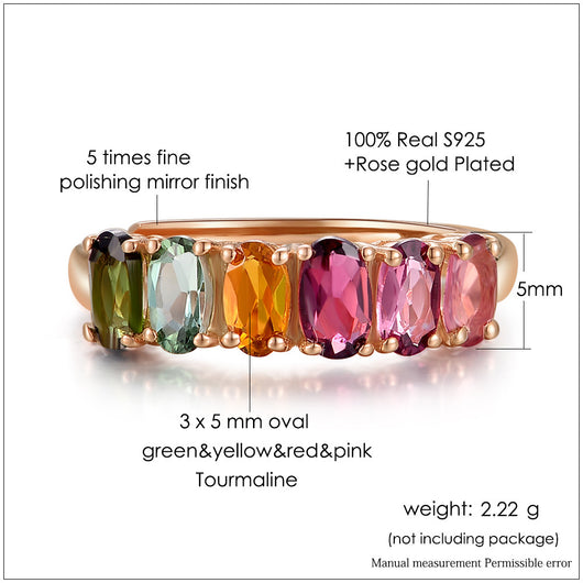 Anillo de Turmalina Multicolor - Image 2