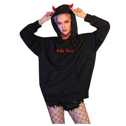 Sudadera con Capucha Diablo 3D - Fleece Acolchado Estilo Demonio - Image 4