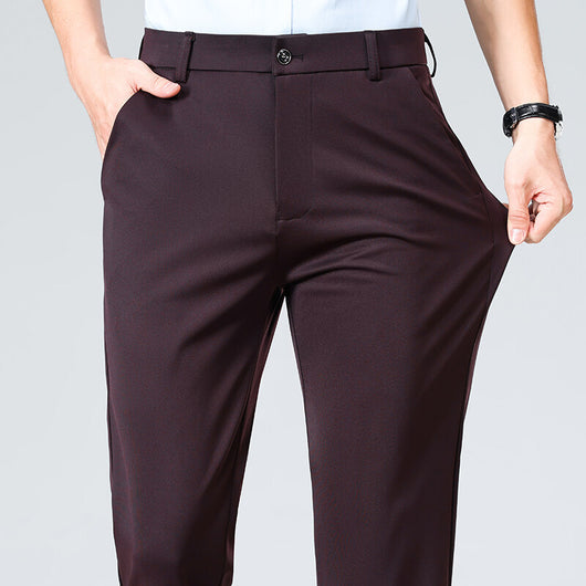 Pantalones Casuales Holgados de Corte Ejecutivo para Hombre