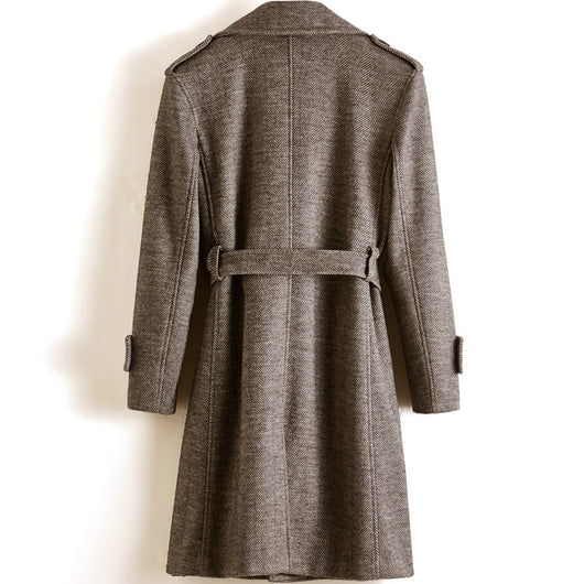 Abrigo de Lana Cruzado: Elegancia Atemporal - Image 10