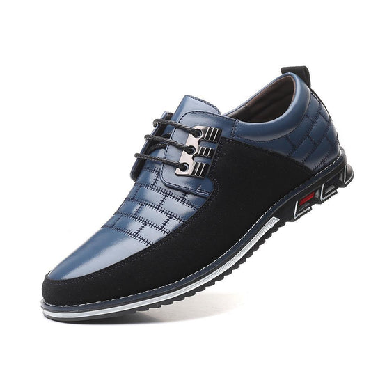 Zapatos Casuales para Hombre con Punta Redonda y Cordones