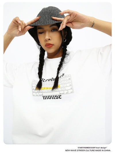Playera Unisex Estampado Digital Teclado - Manga Corta - Image 15