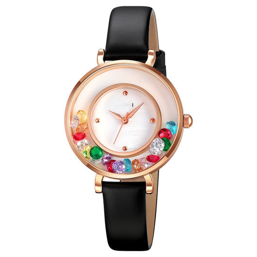 Reloj Elegante para Mujer con Esfera de Piedras Preciosas - Image 8
