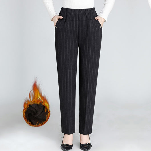 Pantalones Rectos Talla Grande para Adultos Mayores - Corte Holgado y Tela Gruesa - Image 16
