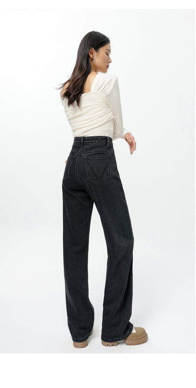 Jeans Bicolor Negro y Gris para Mujer - Estilo Versátil - Image 14