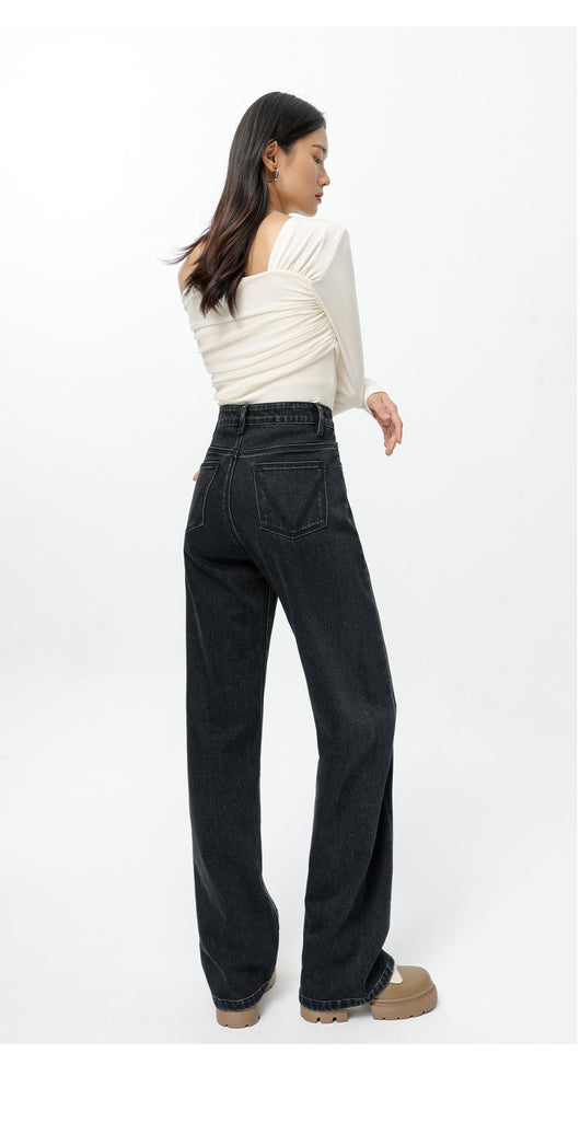 Jeans Bicolor Negro y Gris para Mujer - Estilo Versátil - Image 14