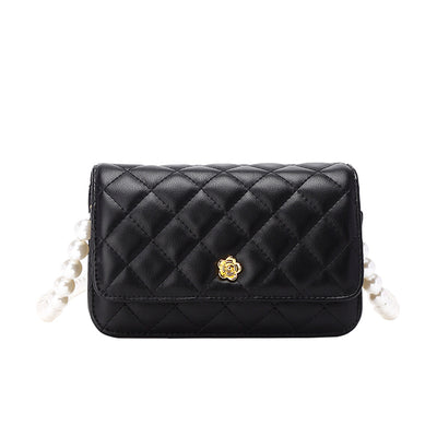 Bolso de Cadena Diamante Estilo Perfume en Cuero Pequeño - Image 7