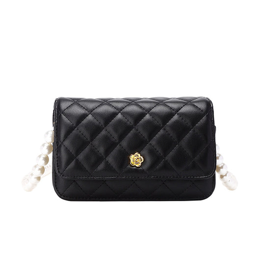 Bolso de Cadena Diamante Estilo Perfume en Cuero Pequeño - Image 7