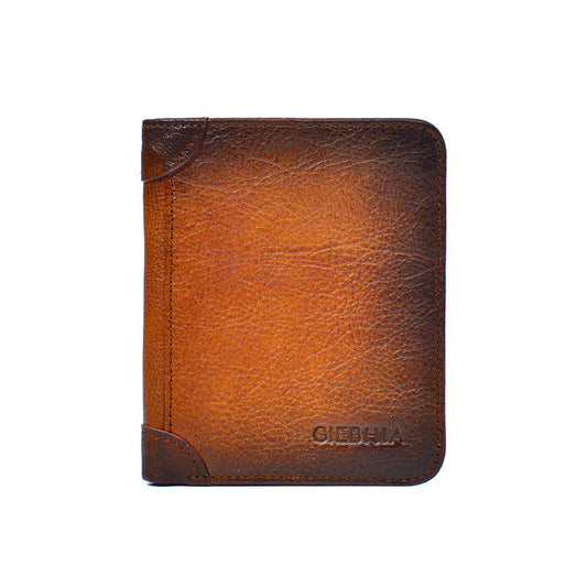 Billetera Hombre Cuero Antirrobo RFID Ultra Delgada Multi Tarjetas - Image 2