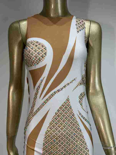 Jumpsuit de Fiesta Yama Fashion AB con Cristales Multicolor - Image 12